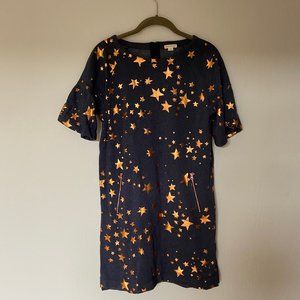 crewcuts starry sweater dress nwt